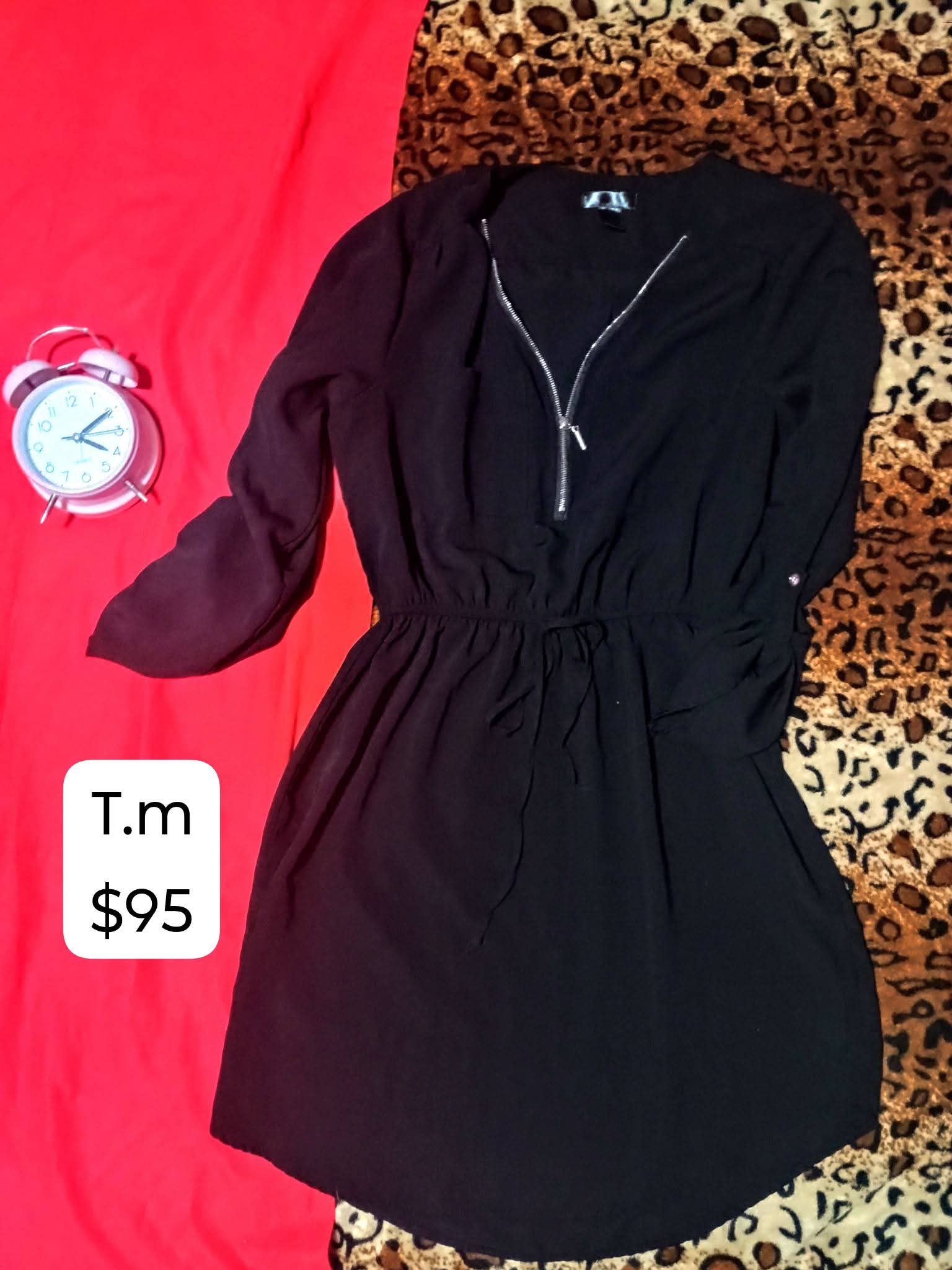Vestido negro zara - foto 1